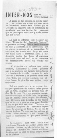 Inter - nos  [artículo] Enrique Neiman.