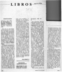 Libros  [artículo] J. A. L.