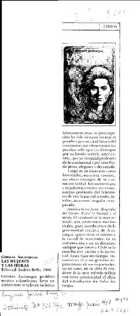 Las mujeres y las horas  [artículo] Eugenio García-Díaz.