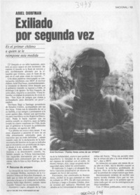 Exiliado por segunda vez  [artículo] G. M.