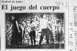 El Juego del cuerpo  [artículo].