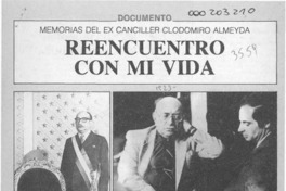 Reencuentro con mi vida  [artículo].