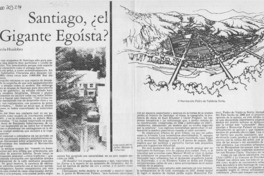 Santiago, el gigante egoísta?  [artículo] Cecilia García Huidobro.