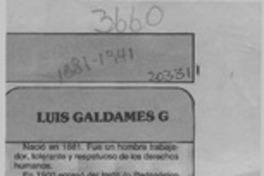 Luis Galdames G.