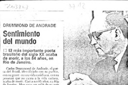 Sentimiento del mundo  [artículo] J. Q.