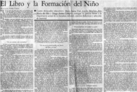 El libro y la formación del niño
