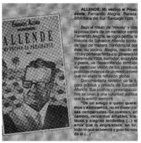 Conversaciones con el escritor Fernando Alegría