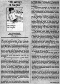 "Mi amigo el negro"