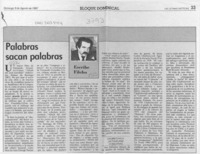 Palabras sacan palabras  [artículo] Filebo.