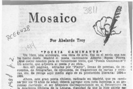 Mosaico  [artículo] Abelardo Troy.