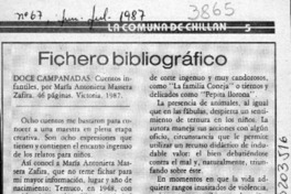 Fichero bibliográfico  [artículo] Carib.