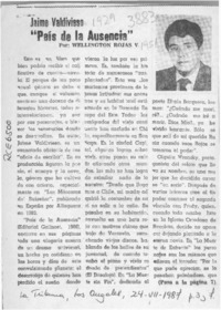 "País de la ausencia"  [artículo] Wellington Rojas V.