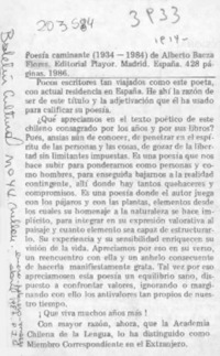 Poesía caminante  [artículo].