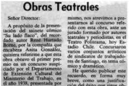 Obras teatrales