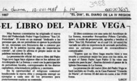 El libro del padre Vega  [artículo] LHGY.