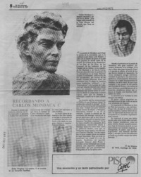 Recordando a Carlos Mondaca C.  [artículo].