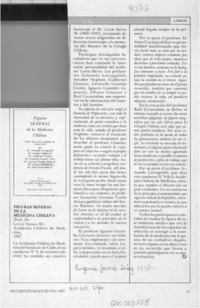 Figuras señeras de la medicina chilena Prof. Dr. Lucas Sierra M. (1866-1937)