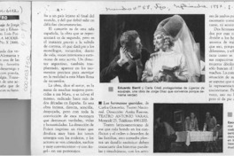 "Ligeros de equipaje"  [artículo] Luisa Ulibarri.