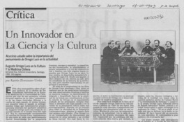 Un innovador en la ciencia y la cultura