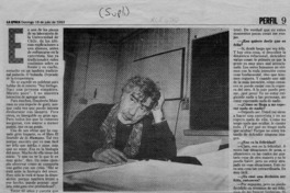 Ni siquiera hay que ponerle hilo a la aguja  [artículo] Jacqueline Tichauer.