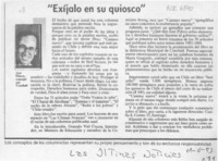 "Exíjalo en su quiosco"  [artículo] José Piñera.