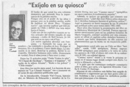 "Exíjalo en su quiosco"  [artículo] José Piñera.