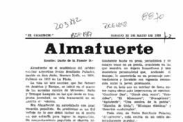 Almafuerte  [artículo] Darío de la Fuente D.