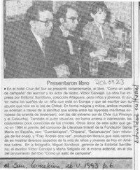 Presentaron libro  [artículo].