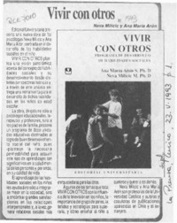 Vivir con otros  [artículo].