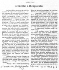 Derecho a respuesta