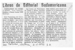 Libros de Editorial Sudamericana  [artículo].