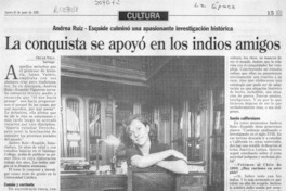 La conquista se apoyó en los indios amigos