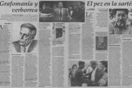 Grafomanía y verborrea