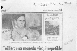 Teillier, una moneda viva, irrepetible  [artículo] S. V.