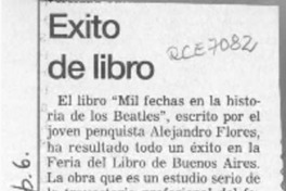 Exito de libro  [artículo].