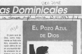 El pozo azul de Dios  [artículo] Ana María Larraín.