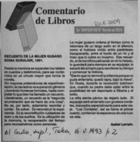 Recuento de la mujer gusano  [artículo] Isabel Larraín.
