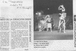 El mito de la creación desde un grano de maíz  [artículo] Diona.