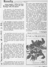 Reseña  [artículo] E. Rodríguez.