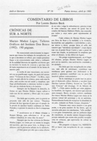 Crónicas de sur a norte  [artículo] Loreto Bustos Beck.