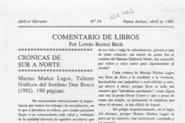 Crónicas de sur a norte  [artículo] Loreto Bustos Beck.