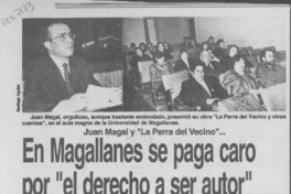 En Magallanes se paga caro por "el derecho a ser autor"  [artículo].