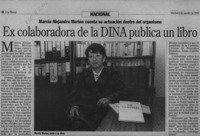 Ex colaboradora de la DINA publica un libro  [artículo].