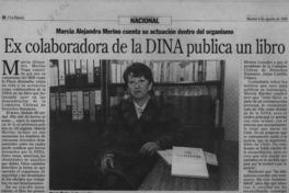 Ex colaboradora de la DINA publica un libro  [artículo].