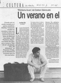 Un verano en el extremo de la niñez  [artículo] Ana María Risco.