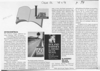 60 kilómetros  [artículo] Rodrigo Pinto.