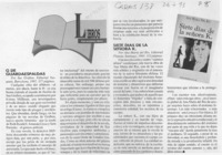 Siete días de la señora K.  [artículo] Rodrigo Pinto.