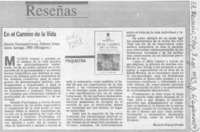 En el camino de la vida  [artículo] Beatriz Zegers Prado.