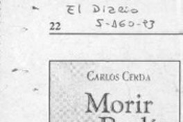 De exilio y dolores  [artículo].