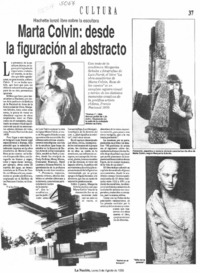 Marta Colvin, desde la figuración al abstracto  [artículo].